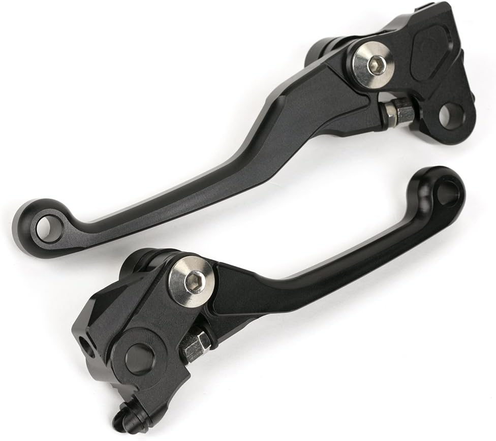 YJS Motorrad Kupplung Bremshebel CNC Dirt Bike Pivot Bremskupplungshebel für HONDA CRF450R/CRF250R 2