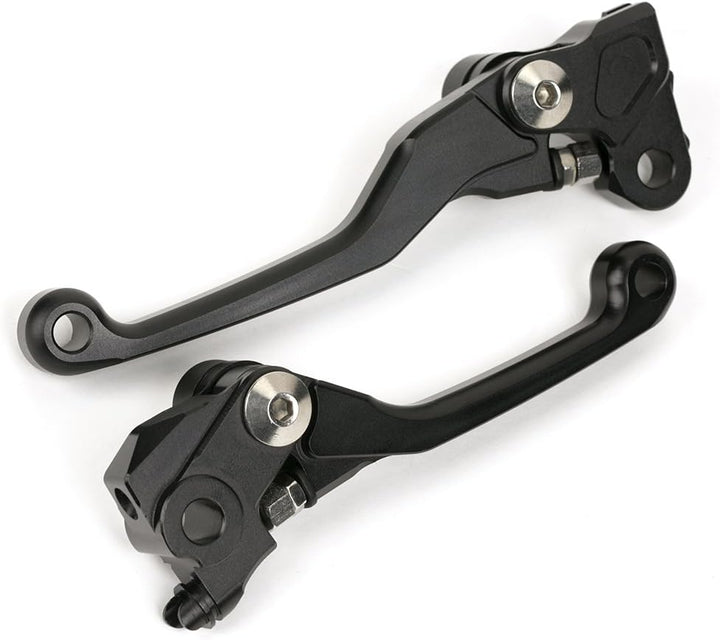 YJS Motorrad Kupplung Bremshebel CNC Dirt Bike Pivot Bremskupplungshebel für HONDA CRF450R/CRF250R 2