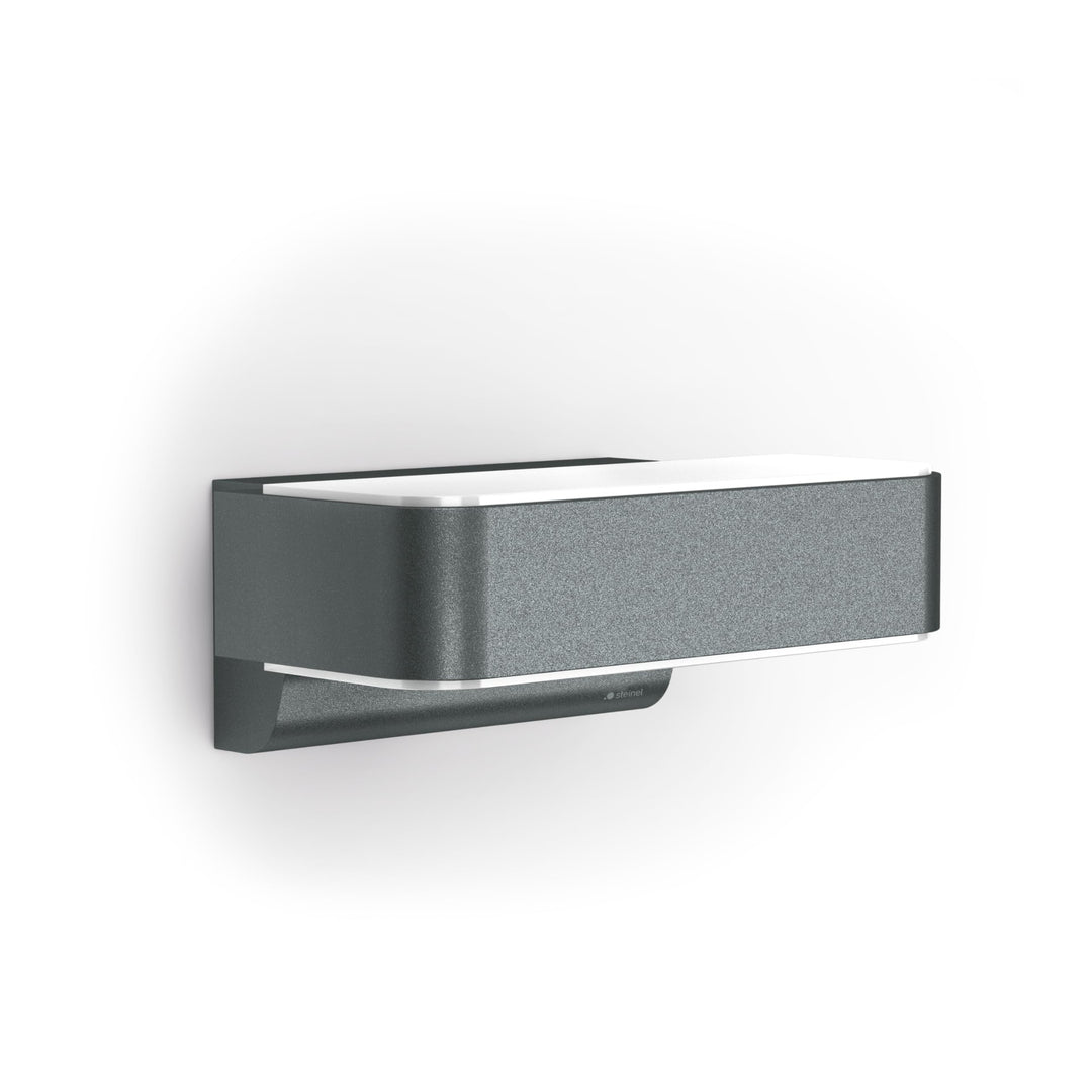 Steinel Aussenleuchte L 810 SC anthrazit, 9,8 W, LED Wandleuchte Connect, 160° iHF-Bewegungsmelder,