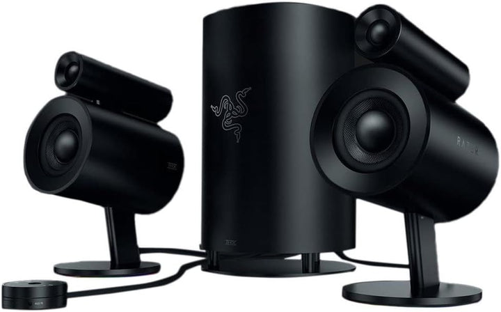 Razer Nommo Pro - 2.1 Virtual Surround Premium Gaming und Heimkino Lautsprecher System mit THX-Zerti