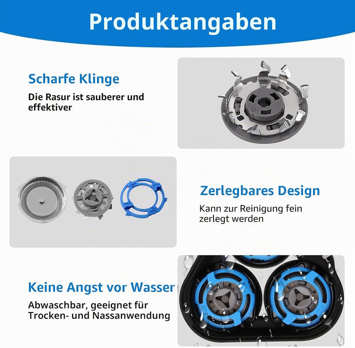 Scherkopf für Philips SH50 Series 5000/5070/5050/5080/5085, für Philips Serie 5000, AquaTouch, Power