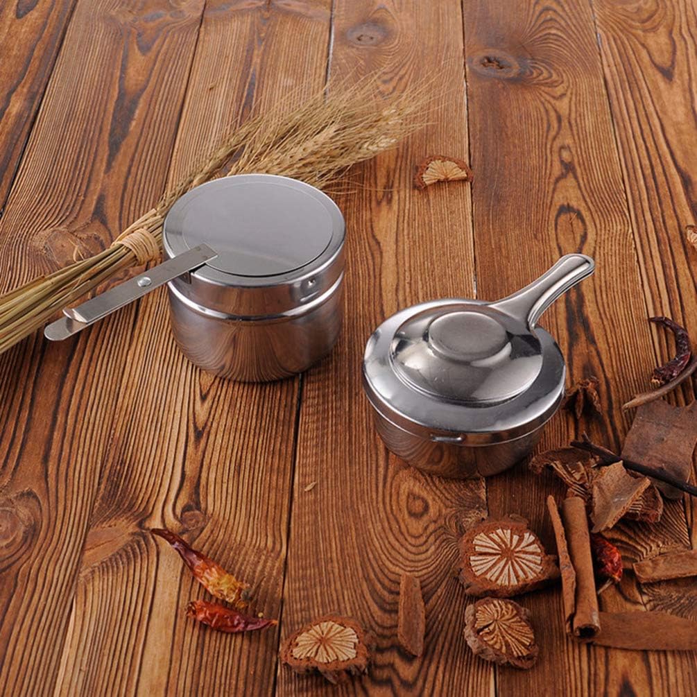 Yardwe Brennstoffhalter aus Edelstahl, 2 Stück, Brennstoffhalter für Chafing Dish Chafing Cafing Hea