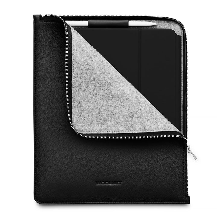 WOOLNUT Skandinavisches Vollnarbenleder Folio Cover für iPad Pro 13 Zoll & iPad Air 13 Zoll (M4,2024