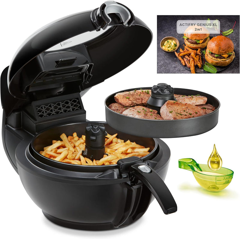 Tefal YV9708 ActiFry Genius XL 2 in 1 Heissluftfritteuse | 1500 Watt | Fassungsvermögen: 1,7 kg | 9