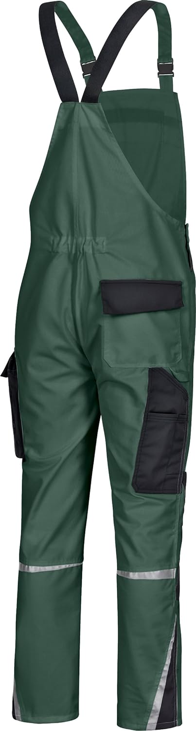 safetY&more Latzhose Extreme grün/schwarz, Gr. XL XL Grün-schwarz, XL Grün-schwarz