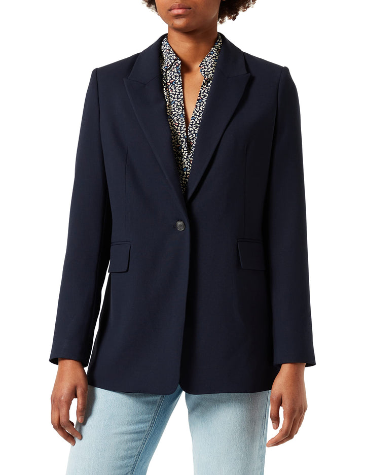 s.Oliver BLACK LABEL Damen Blazer 32 Dark Navy, 32 Dark Navy