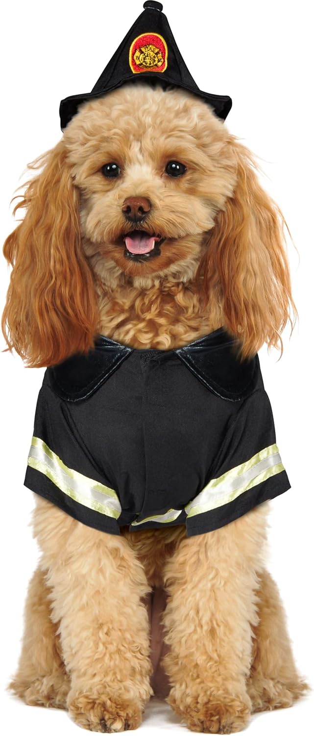 Rubie's Haustierkostüm, Feuerwehrmann, Large, merhfarbig