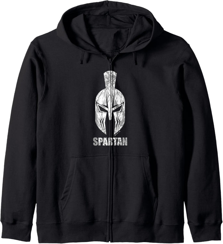 SPARTAN | Spartaner Helm | GYM Motivation Fitness Sprüche Kapuzenjacke