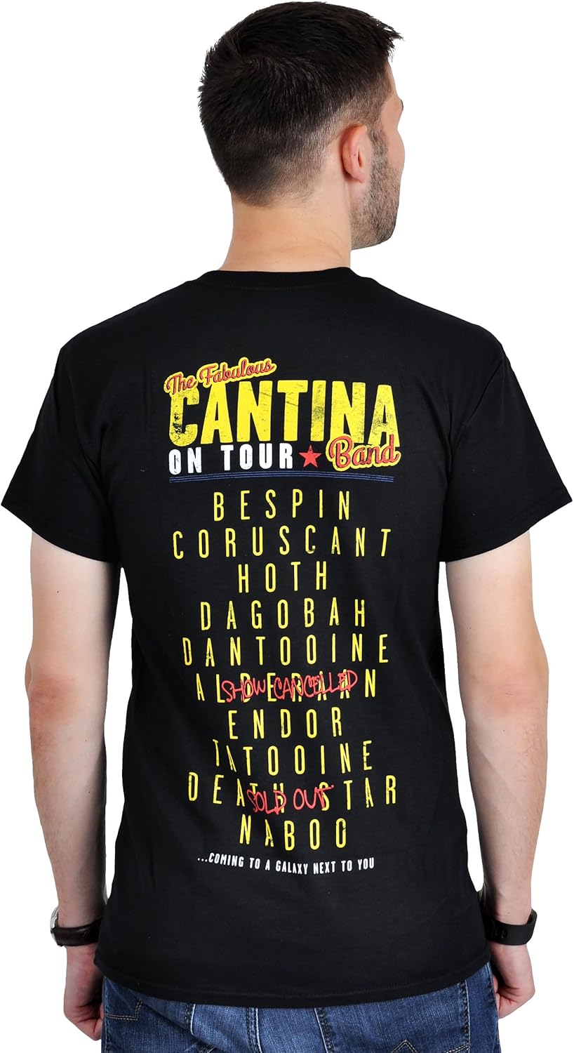 Cantina Band T-Shirt schwarz Star Wars Herren Fun Shirt Mos Eisley Baumw schwarz - L