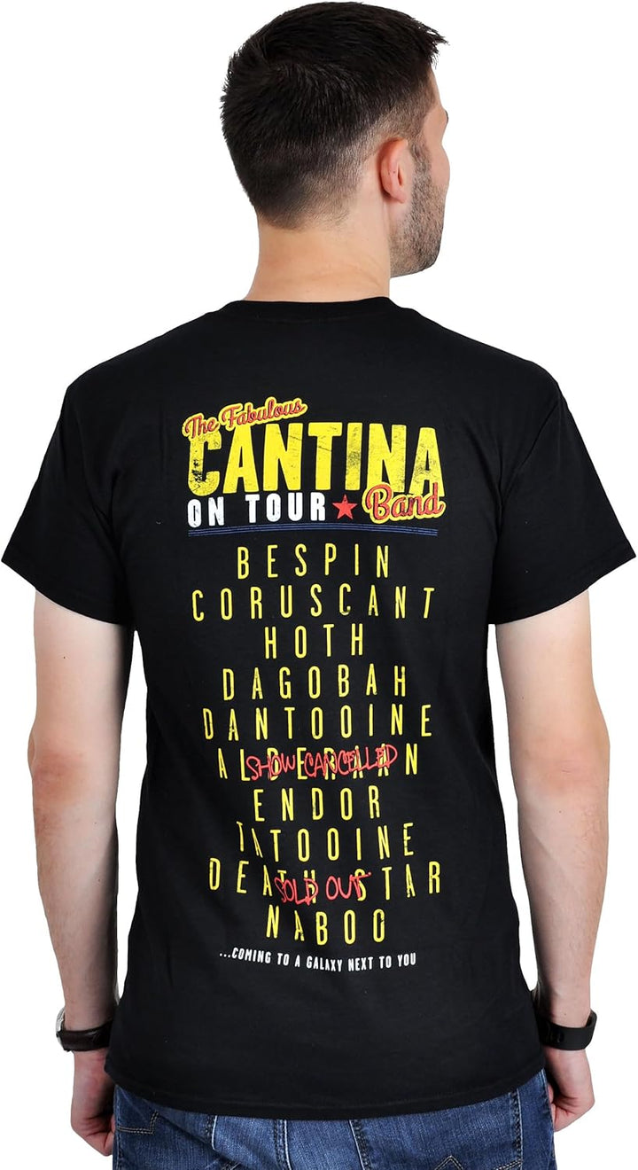 Cantina Band T-Shirt schwarz Star Wars Herren Fun Shirt Mos Eisley Baumw schwarz - L