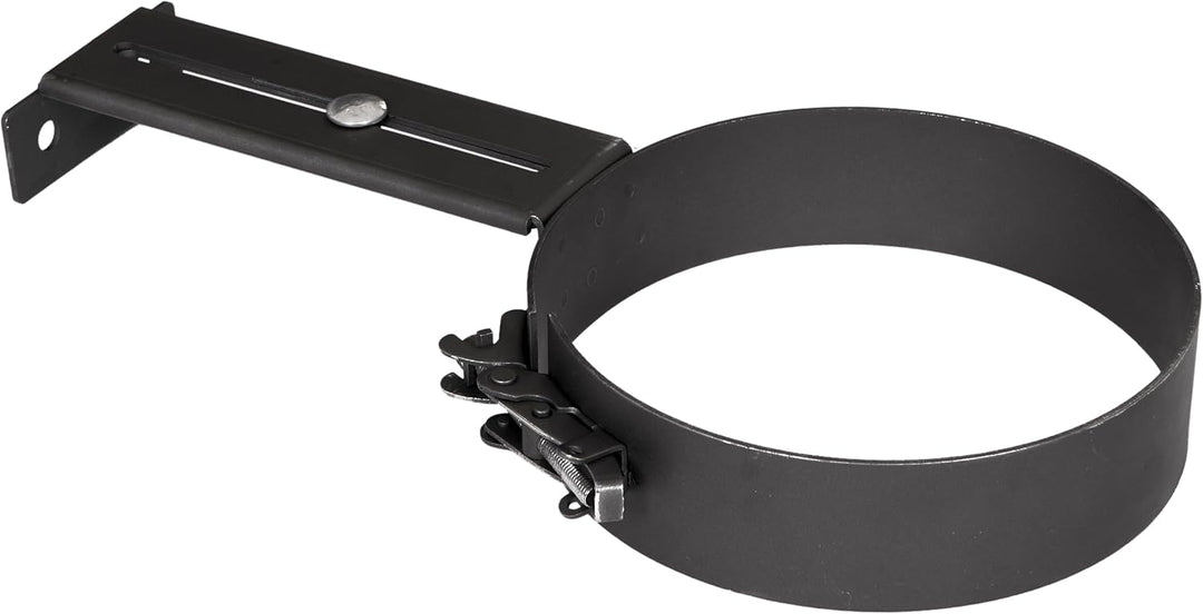 Rohrhalter Ofenrohr Rauchrohr Stabile Halterung verstellbar 160-280 mm Varianten Ø 120-200mm (schwar