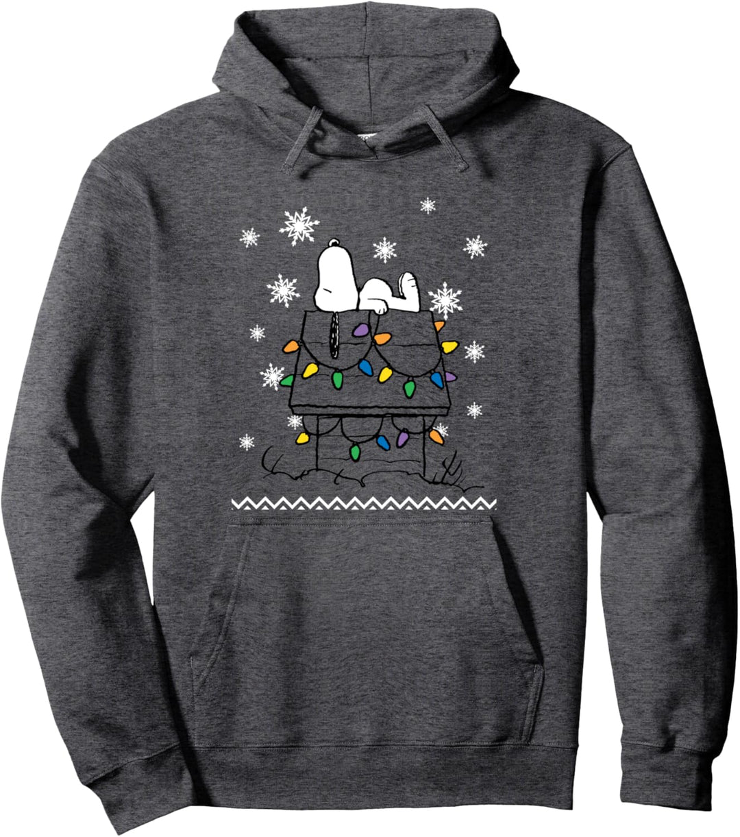Peanuts Urlaub Snoopy Hauslichter Pullover Hoodie