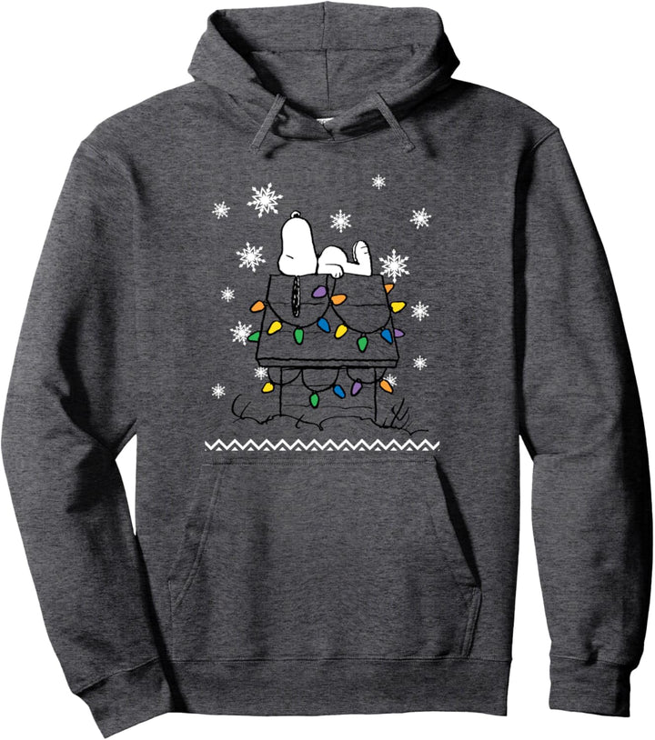 Peanuts Urlaub Snoopy Hauslichter Pullover Hoodie