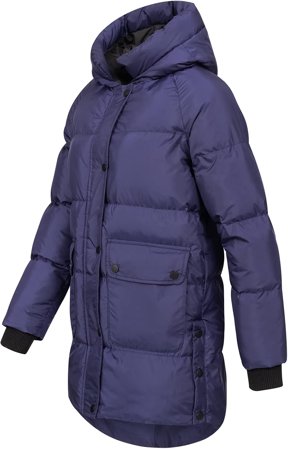 Rock Creek Damen Steppjacke Mantel D-488 M Dunkelblau, M Dunkelblau
