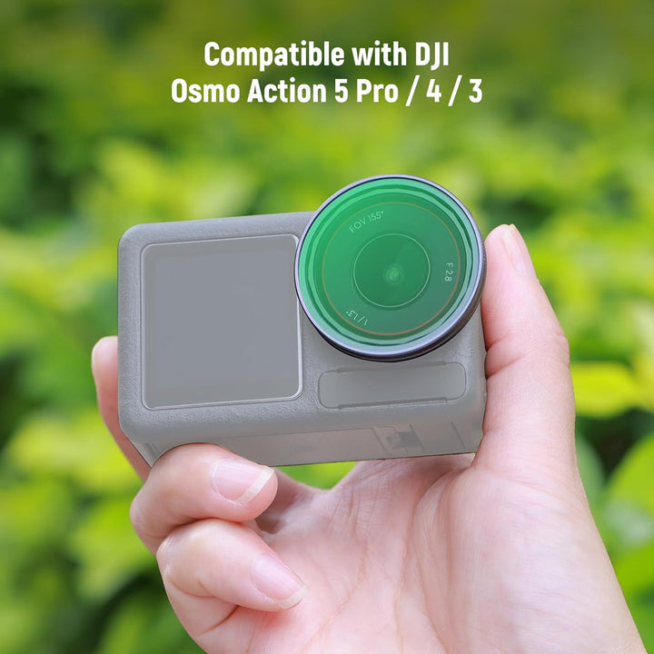 NEEWER UV Filter kompatibel mit DJI Osmo Action 5 Pro / 4/3, Snap On, mehrfach beschichteter HD Glas