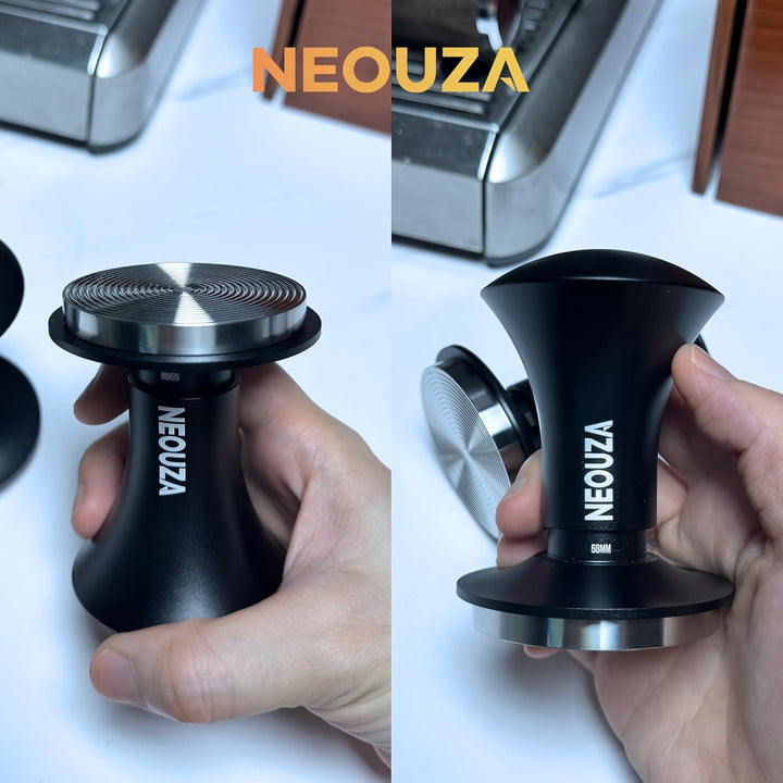 NEOUZA Espresso Tamper V2 Dual Calibrated Spring Loaded for Coffee Machine Siebträger, Anti Pressure