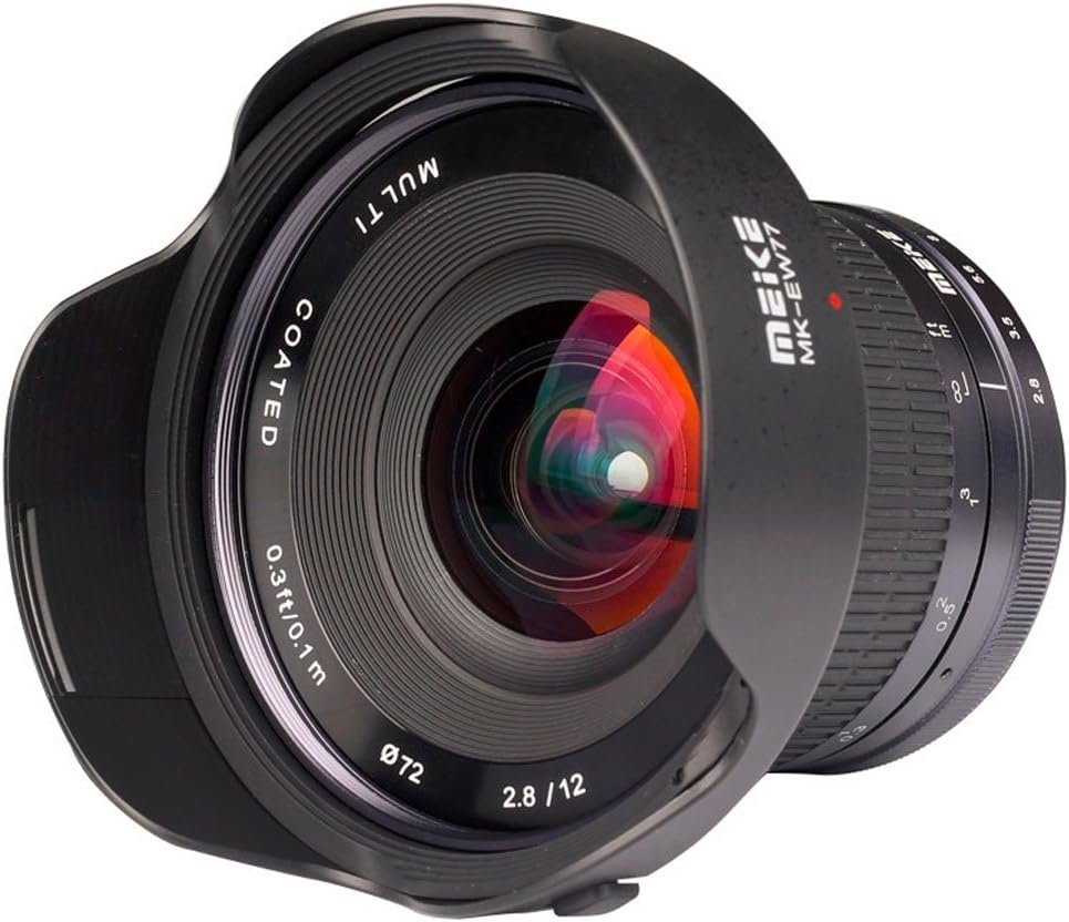 Ultra-Weitwinkelobjektiv MK-12mm-F/2.8 für Micro 4/3 (Olympus und Panasonic Lumix) Ultra-Weitwinkelo