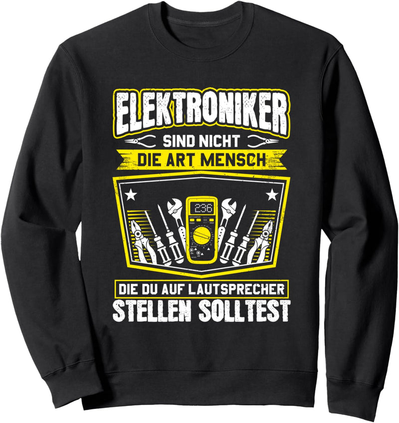 Lautsprecher Elektroniker Sweatshirt