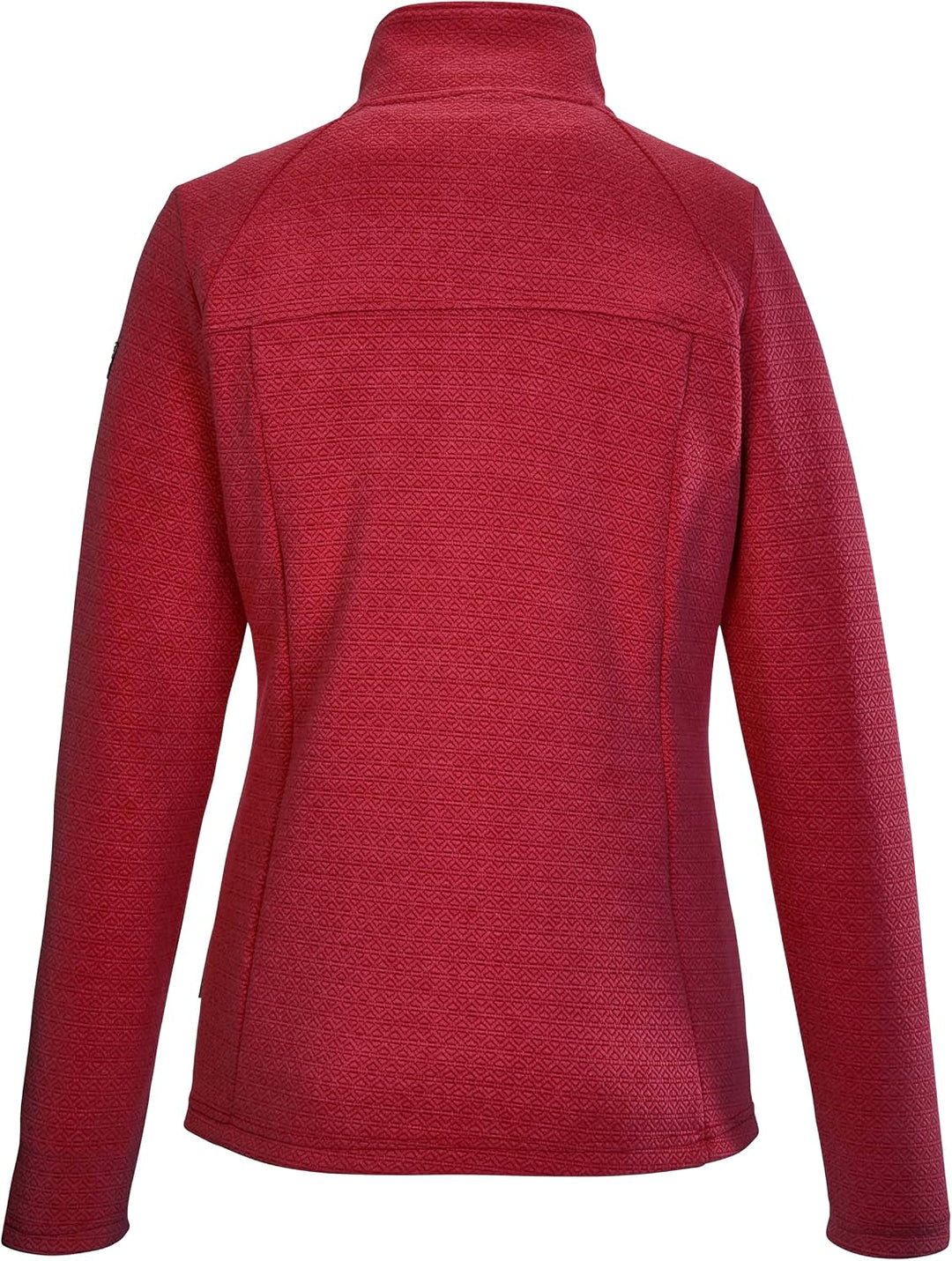 Killtec Damen Kos 102 Wmn Flx Jckt Stretchjacke mit Stehkragen/Fleecejacke 34 Rot, 34 Rot