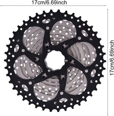 SOONHUA Fahrrad Freilauf Fahrrad Kassette Schwungrad Kettenrad 10-Gang 11-42T Freilauf für Mountainb