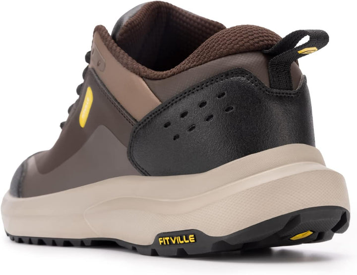FitVille Extra Weit Wanderschuhe Herren Leicht Trekkingschuhe Wasserdicht Outdoor Schuhe Bequeme Lau