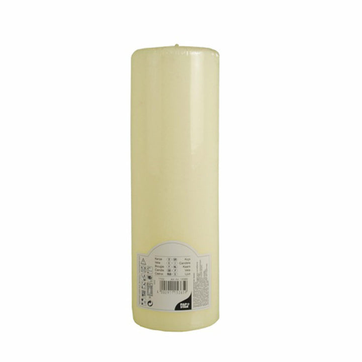 PAPSTAR 1 Karton = 6xStumpenkerze Ø 80 mm · 250 mm Elfenbein 15365