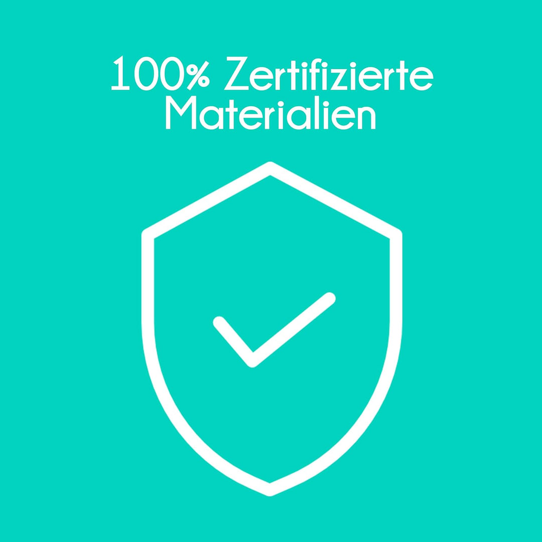 ekm trade XXL 200 cm Bettschlange für Allergiker Bettkissen Stillkissen Bettrolle Zierkissen Bettumr