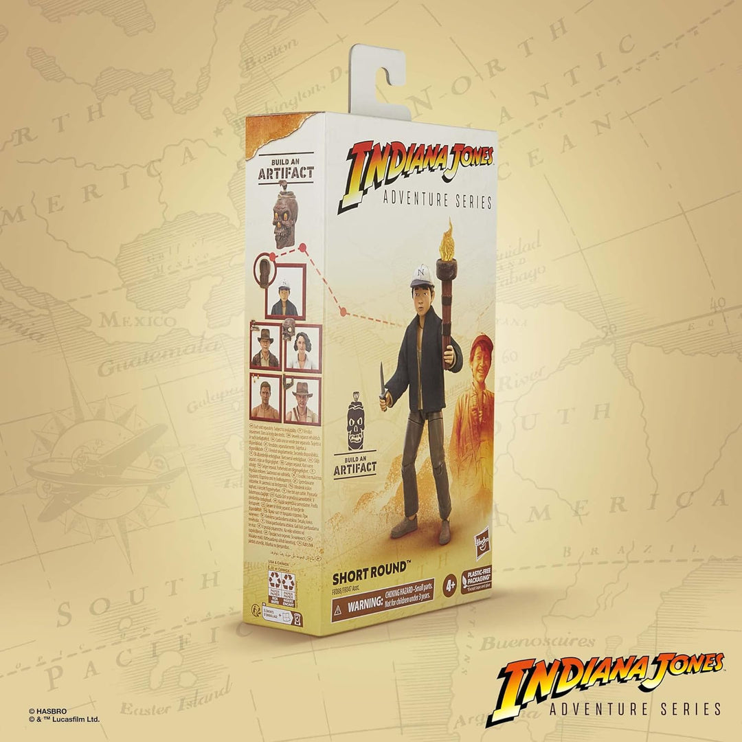 Hasbro Indiana Jones und der Tempel des Todes Adventure Series Shorty, 15 cm grosse Indiana Jones Ac