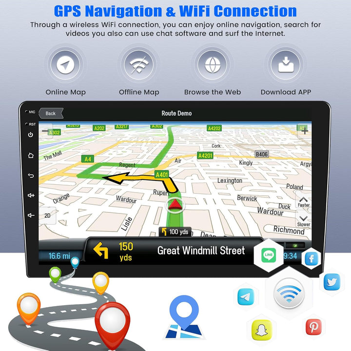 SIXTOP [2G+64G] Android 13 Autoradio mit Bluetooth für M-ercedes Benz C-Klasse W204 S204 2006-2011 m