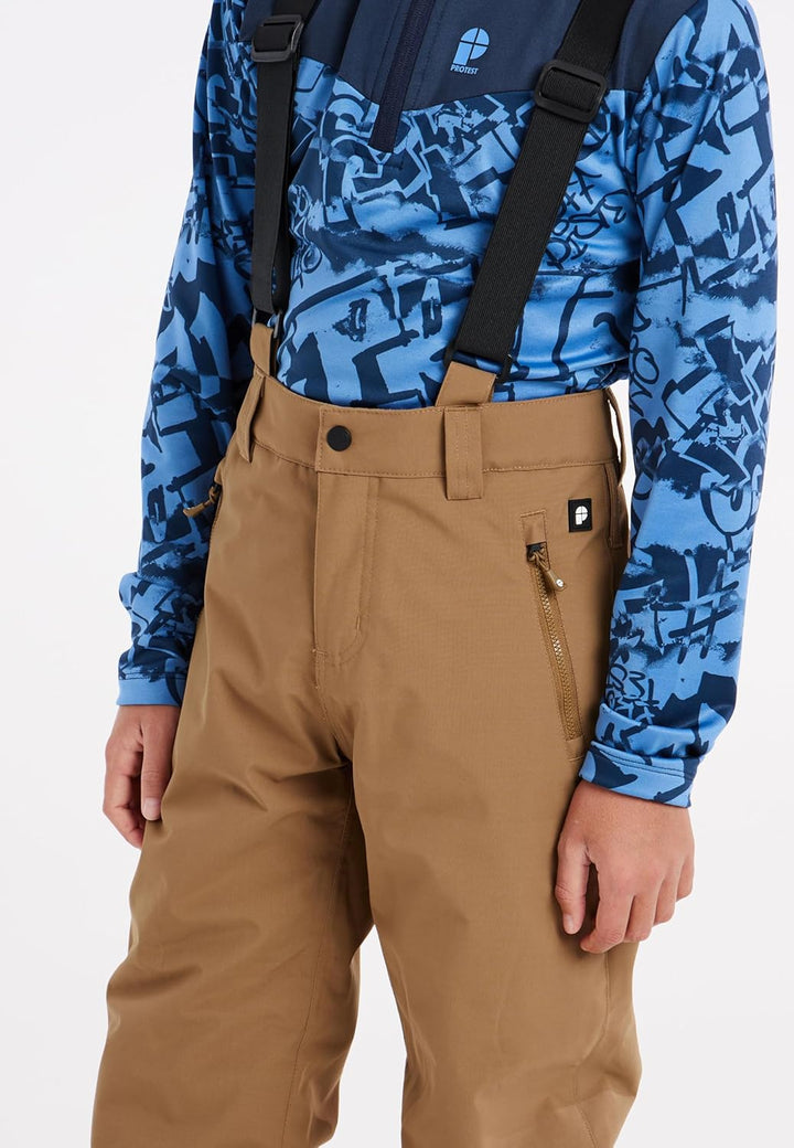 Protest Jungen Ski- Und Snowboardhosen SPIKET JR 104 Sandy Brown, 104 Sandy Brown