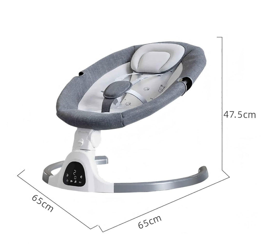 Adjustable Height Baby Swings Bluetooth, 5 Geschwindigkeit Musik-Lautsprecher mit 12 voreingestellte