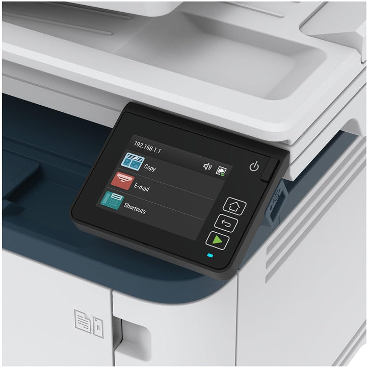 Xerox B305 S/W-Laserdrucker Scanner Kopierer USB LAN WLAN, weiss / blau