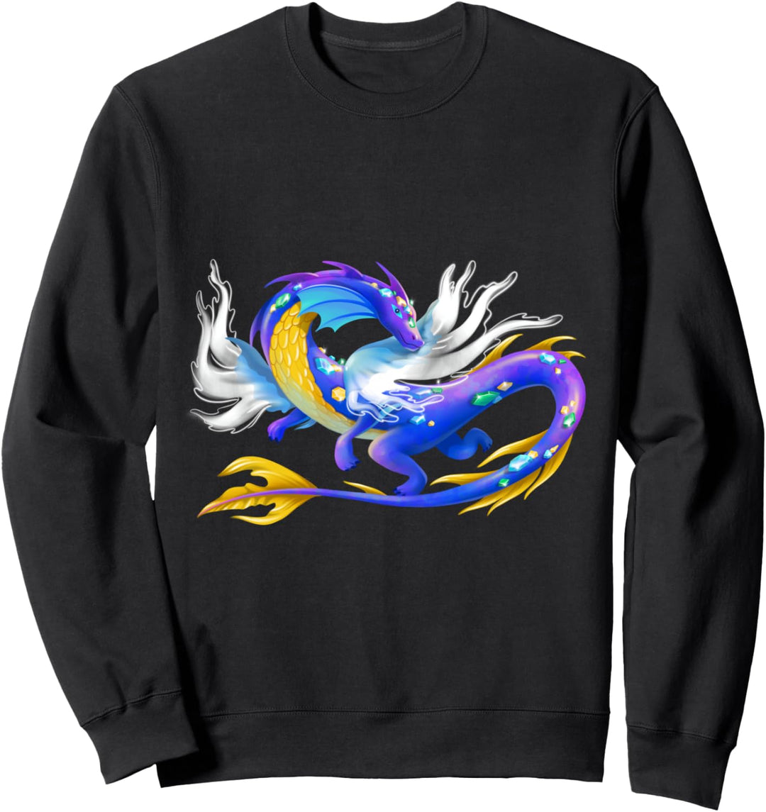 Magischer Niedlicher Drache: Unisex Fantasy Design Geschenk Sweatshirt