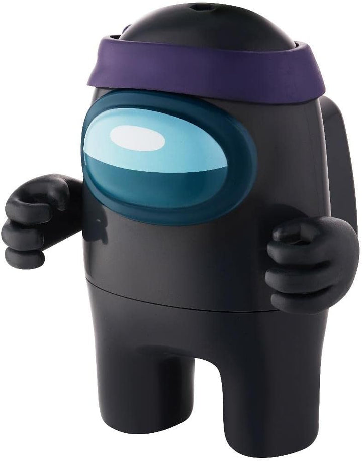 Among Us Sammelfigur Actionfigur Serie 1 mit Zubehör – Schwarz, Schwarz