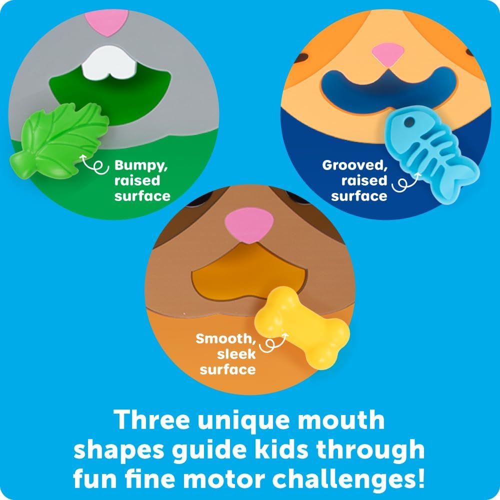 Learning Resources Feinmotorische Tierfütterung, Spielzeug für 3-jährige Jungen und Mädchen, Montess