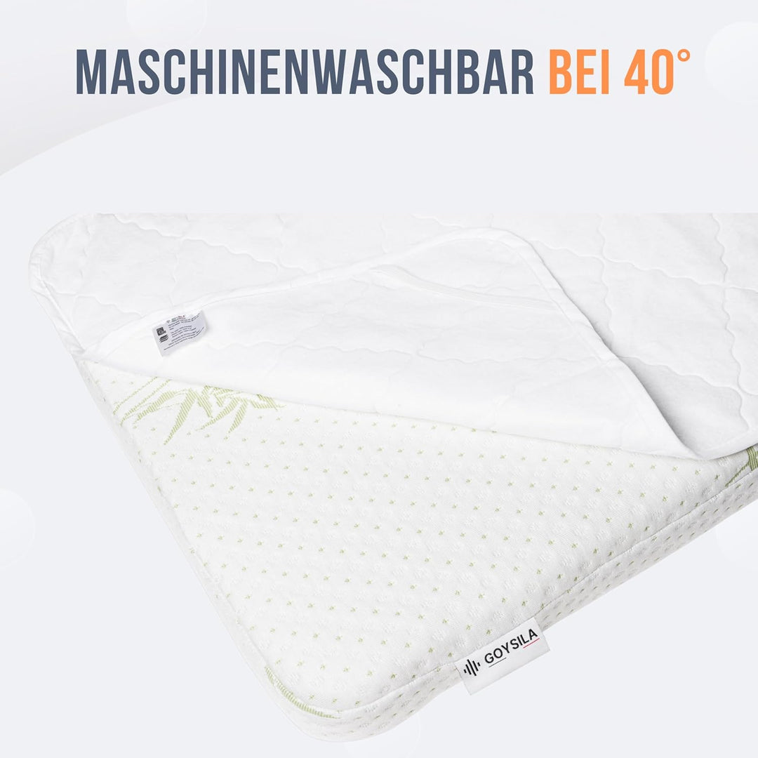 GOYSILA Matratzenschoner Babybett Next to Me saugfähig atmungsaktiv kompatibel mit Babybett Chicco N