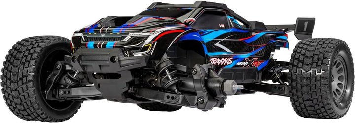 TRAXXAS MINI-XRT 3S-Power 4x4 rot 1/16 Monster-Truck RTR Brushless, HD-Teile, mit 2S Lipo/Lader