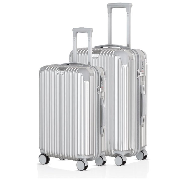 Voyagoux Kofferset 2 teilig - 40L & 72L, Hartschalenkoffer Klein und Gross, Rollkoffer, TSA-Schloss,