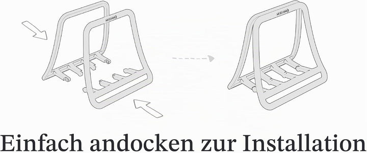 NEXSTAND K11 Vertikaler Laptopständer - Verstellbarer platzsparender Desktop-Organizer für Laptops,