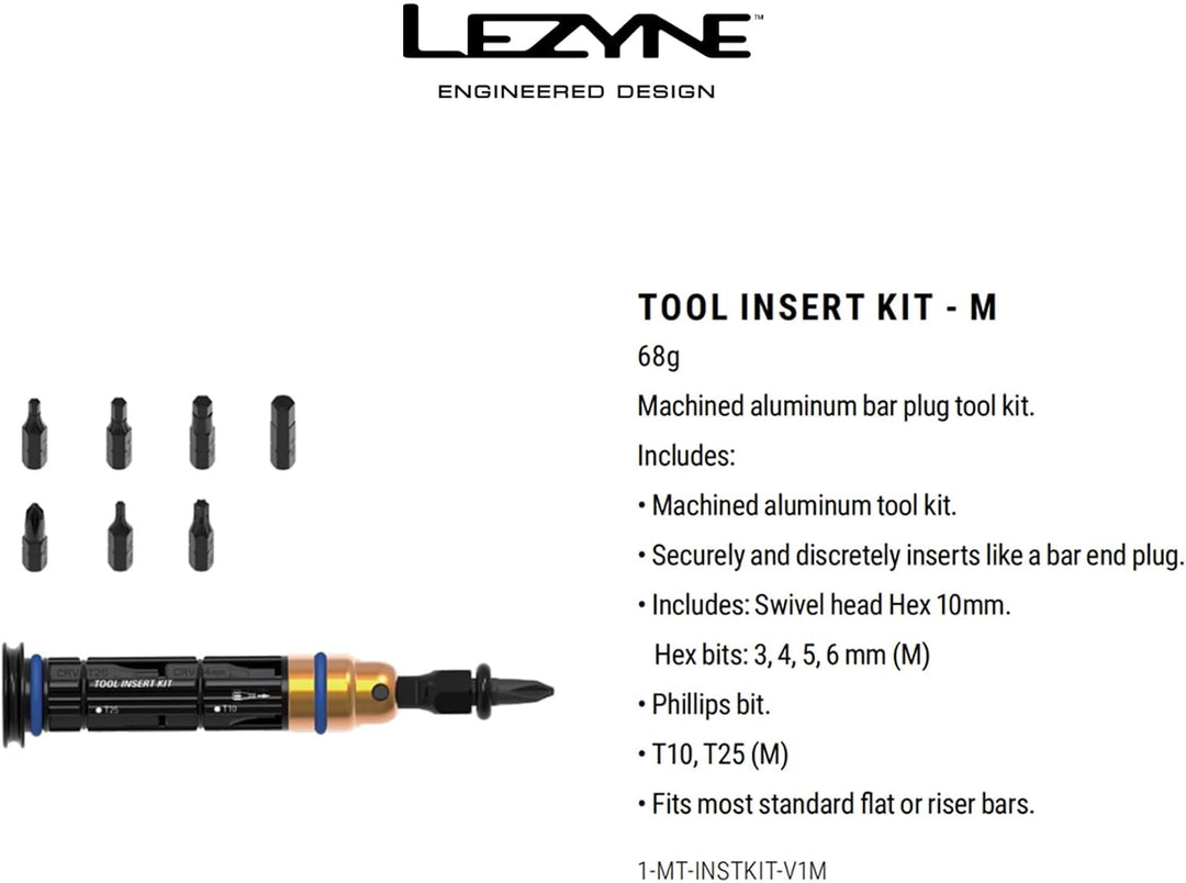 Lezyne Werkzeugeinsatz, schwarz, M Schwarz Medium, Schwarz Medium