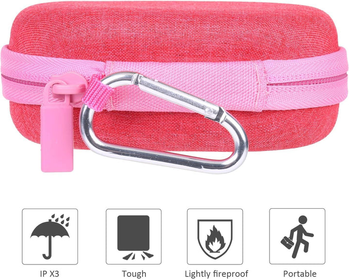 co2CREA Case Harte Reiseschutzhülle Etui Tasche für Logitech Pebble Mouse 2 M350s /M350 Pebble/Logit