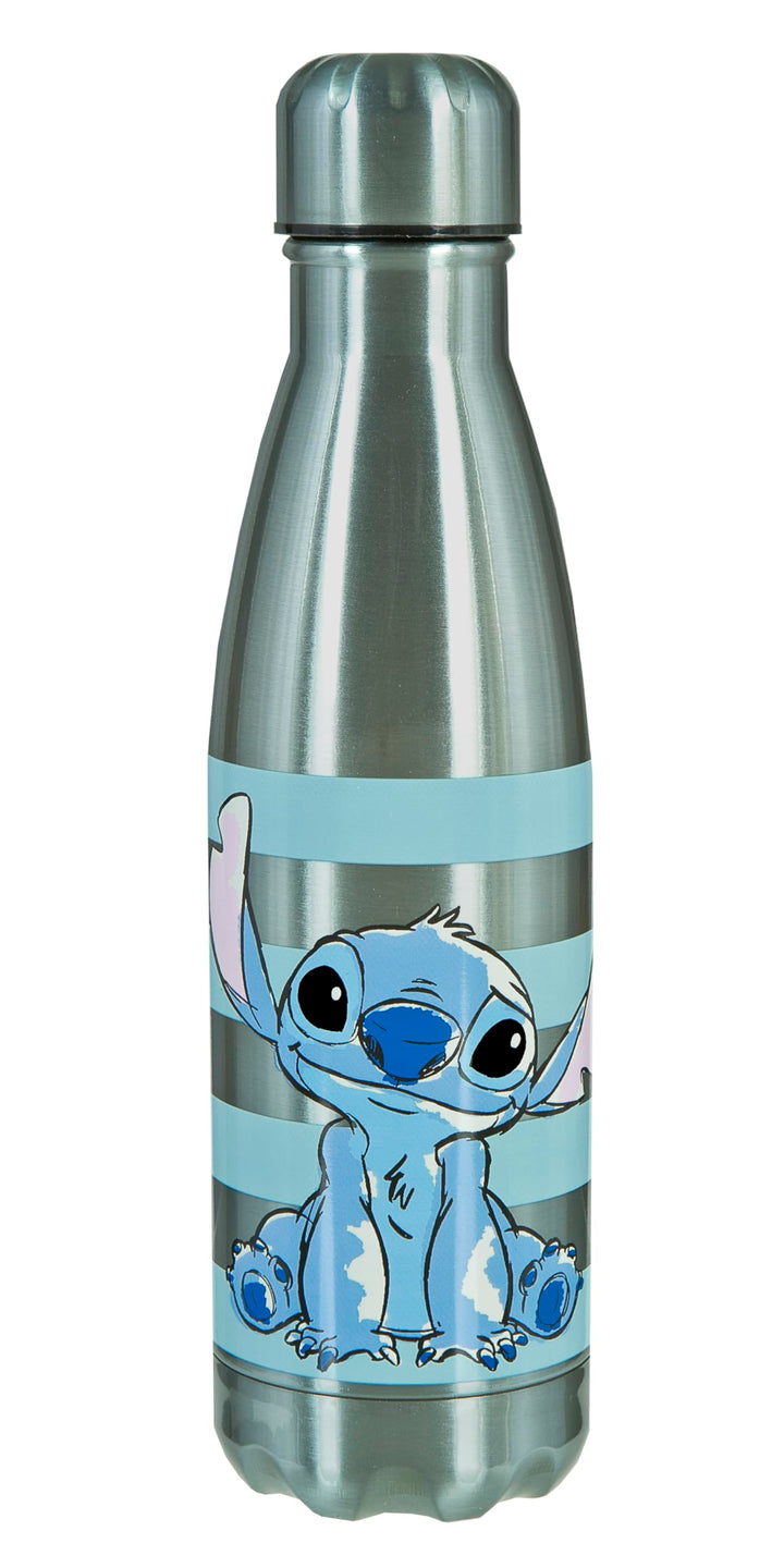 Undercover - Disney Stitch - doppelwandige Edelstahl Isolierflasche - Auslaufsicher - für Jugendlich