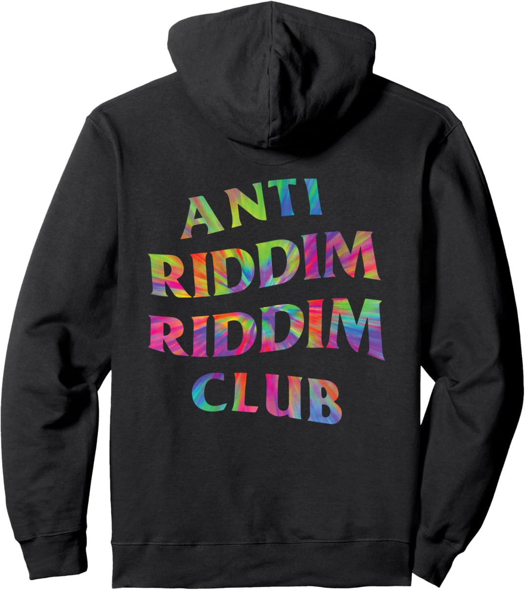 Anti Riddim Riddim Club: Tie Dye (Front + Back Printed) Pullover Hoodie