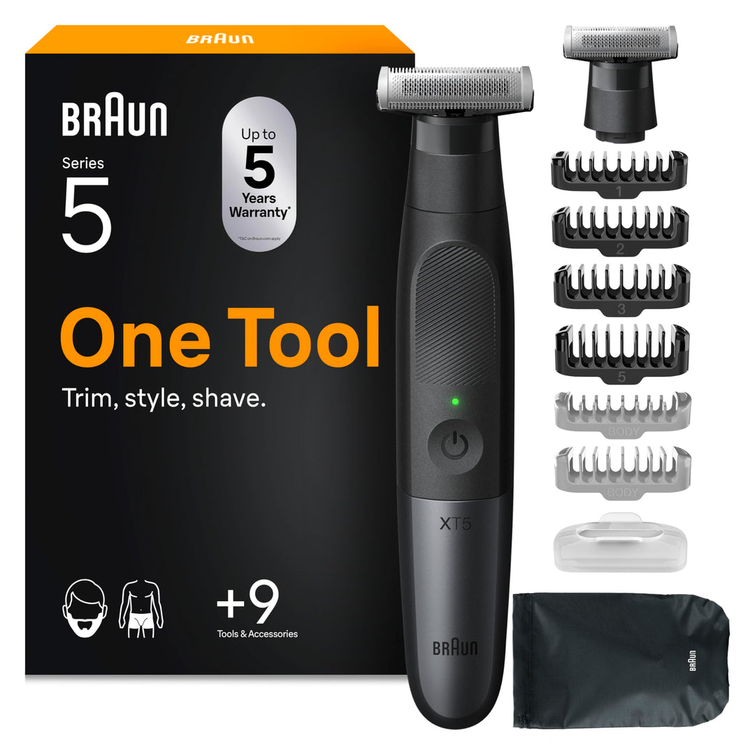 Braun Series X Barttrimmer/ Bodygroomer / Elektrorasierer / Haarschneidemaschine Profi (recycelbare