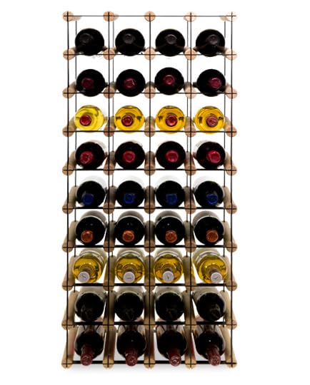PROREGAL Modulares Weinregal VINOTECA MOD Metal | HxBxT 92,5x42,5x24,5cm | 4x9 Flaschen | Massives K