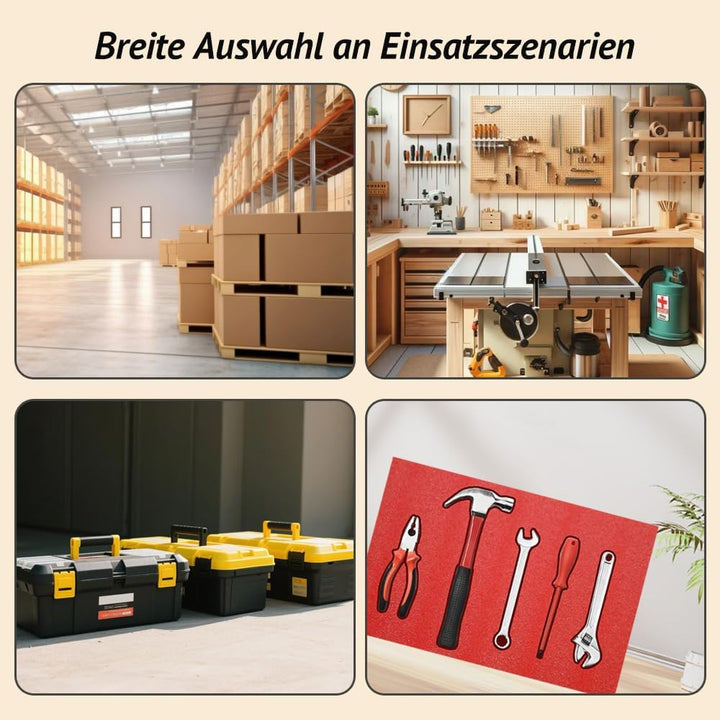 3 Stück 40x30x4cm Werkzeugkisten Schaumstoff Zuschnitt Polyethylenschaumstoff Schaumstoffeinlage Wer