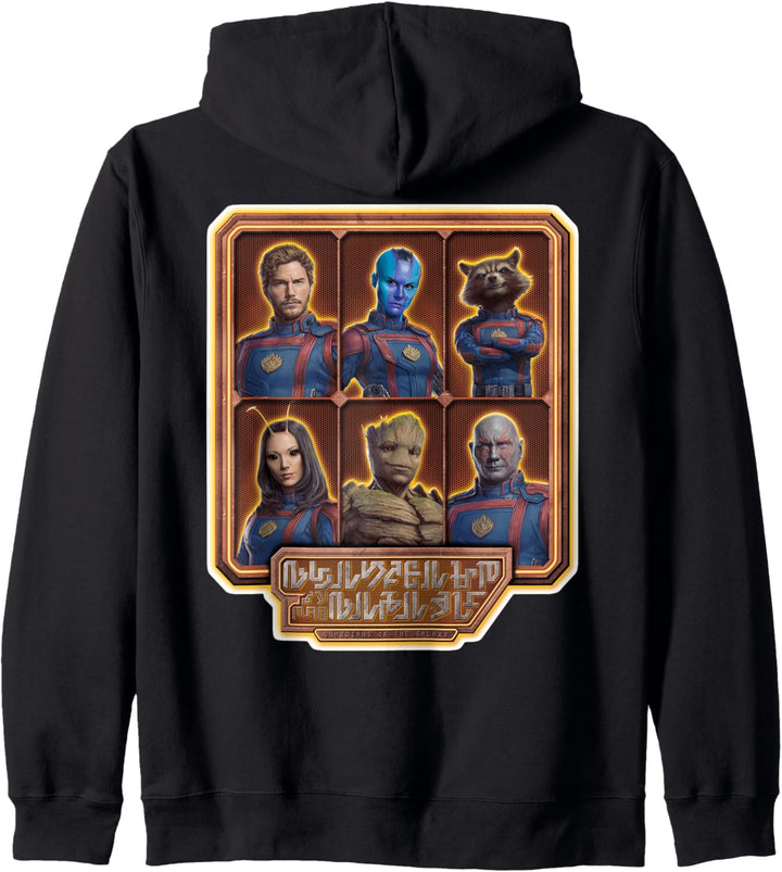 Marvel Guardians of the Galaxy Volume 3 Team Alien Logo Kapuzenjacke