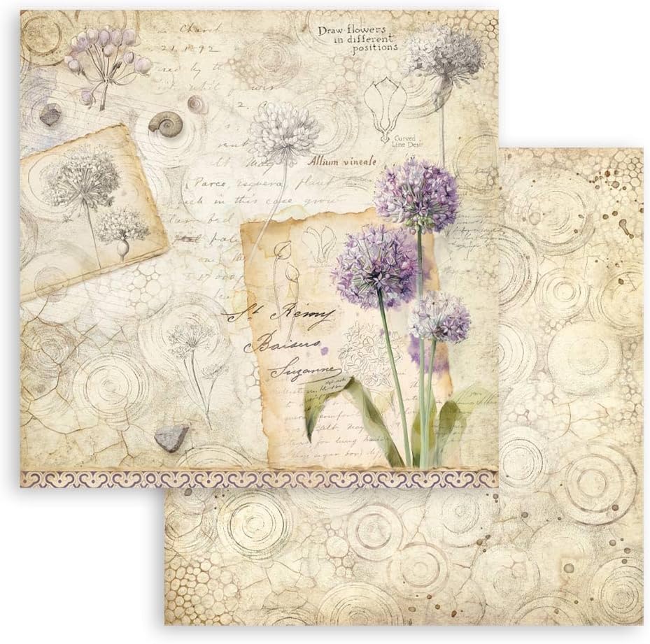 Stamperia - Scrapbook Paper Pad for Scrapbooks, Albums, Cards, Bullet Journals and More, Acid Free,