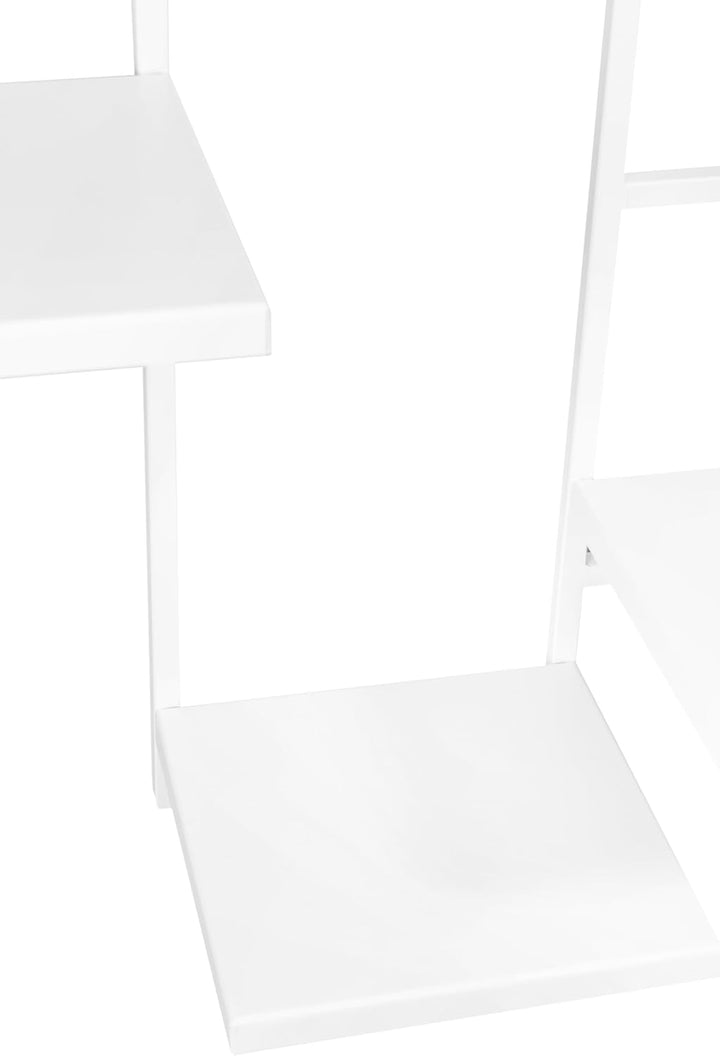 Wand Pflanzenregal Trio Ripiani - Pflanzenständer 58x22,5x50cm - Farbe Weiss - Indoor-Display - Wand