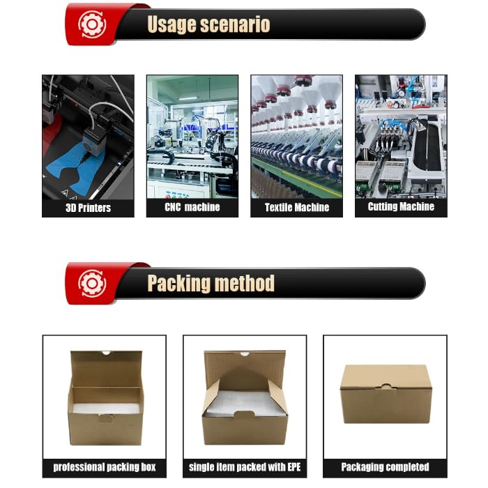 12N Set 4 Kit CNC NEMA34 Motor mit geschlossenem Regelkreis 86HSE 6A Hybrid Nema 34 HBS86 und 400 W